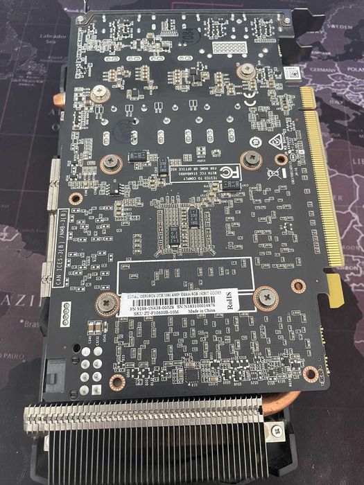 Zotac GeForce GTX 1060 AMP! Edition 6GB GDDR5 - Impecável