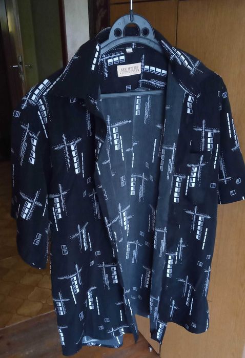 Koszula męska czarna - rozmiar L