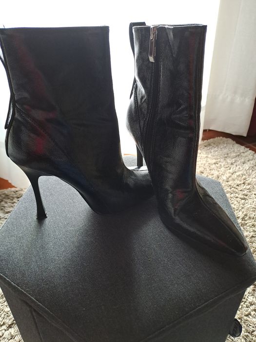 Botas Pretas de salto Zara
