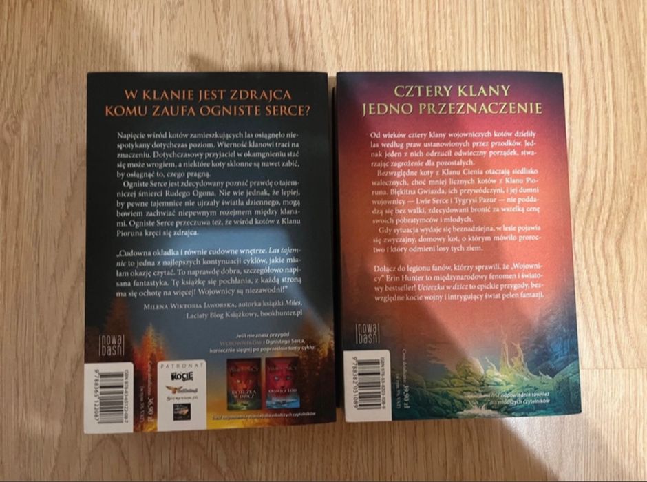 Książki Wojownicy top 1 i 3