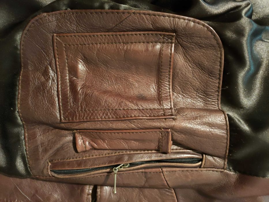 Brown Leather Jacket MDK64584407278723124