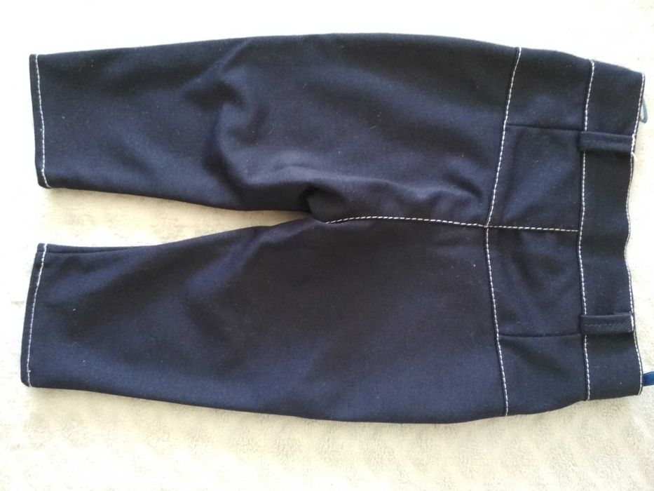 Komplet chłopię chrzest r.74 Body spodnie sweter kaptur wiosna Artex