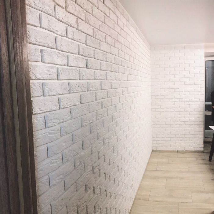 Гіпсова плитка,декоративный гипсовый кирпич , плитка під цеглу скала