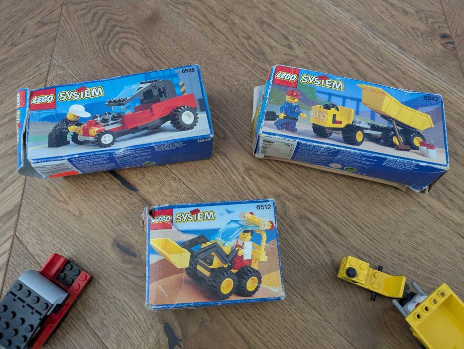 Mix lego i pudełka zestawy Vintage PRL z Pewexu 6538, 6535, 6512