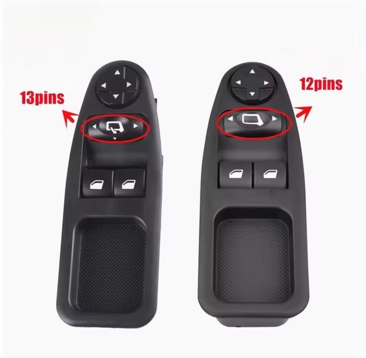 Comando Botão PEUGEOT CITROEN Interruptor Vidros 208/2008/308/508/C5