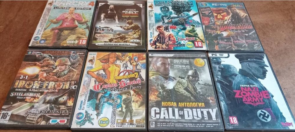 Продам диски игровые от 20 до 55 грн