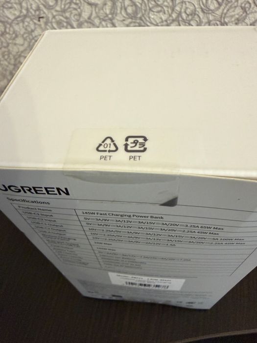 Ugreen Nexode 145W 20 000 mah павербанк с беспроводной зарядкой