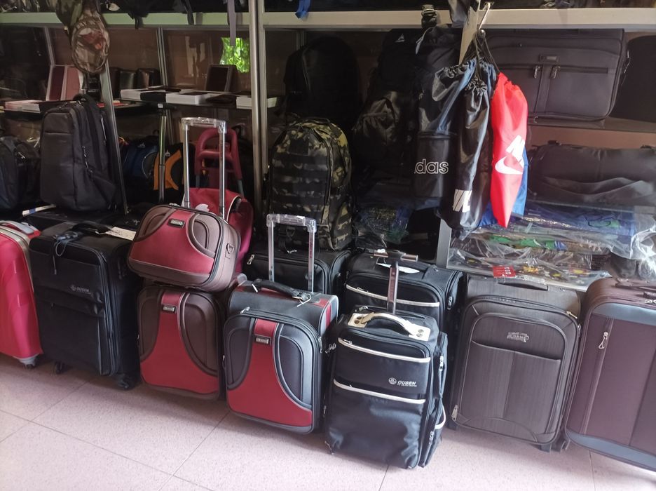 Чемодан средний текстиль