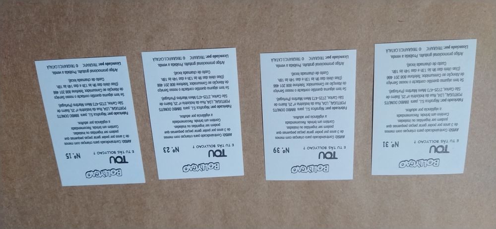 Lote de 4 cromos TOU