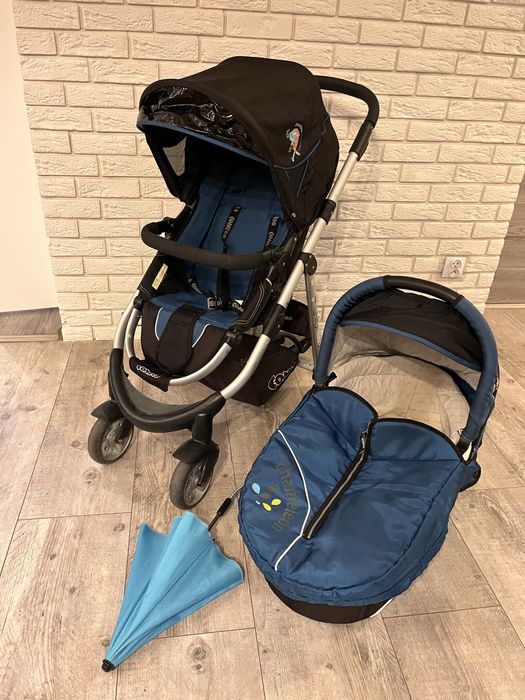 Coneco chameleon V4 wózek głęboki spacerowy parasolka