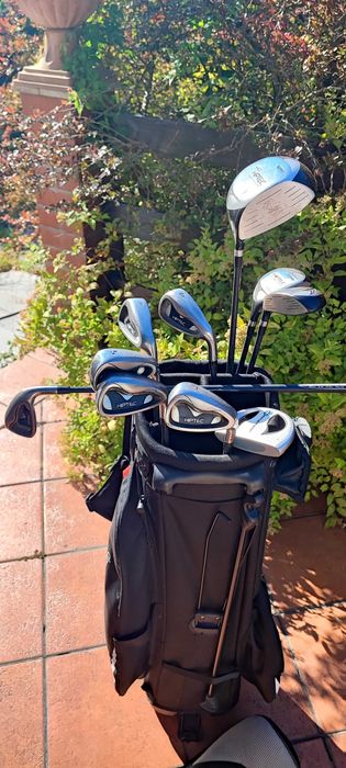 Torba golfowa Taylor Made.Kije golfowe Hippo. Zestaw golfowy