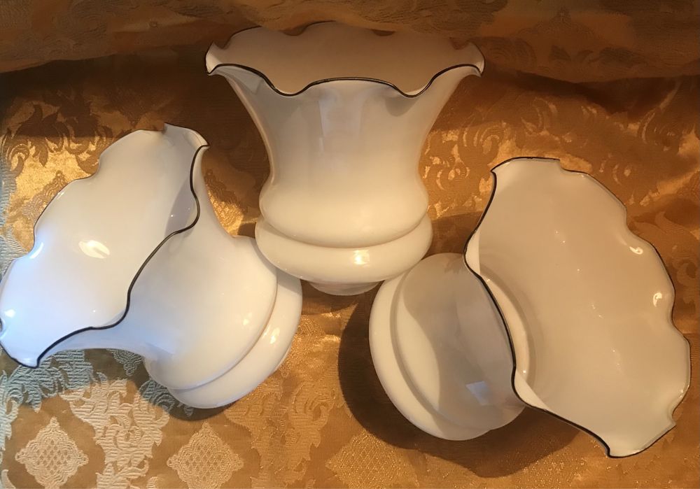 Плафоны для люстры ГДР, винтаж, ретро, цветок, отл.сост. 3 шт. цена/шт