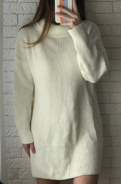 Молочне тепле плаття