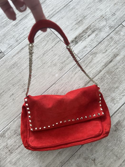 Zara сумка , натуральна замша