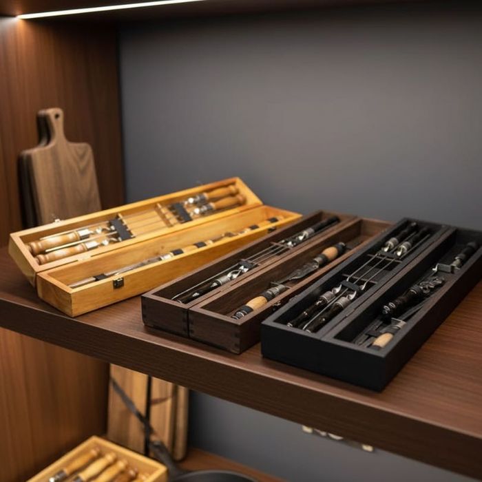 ‼️РАСПРОДАЖА‼️Набор шампуров в кейсе Набор для шашлыка Подарочный кейс