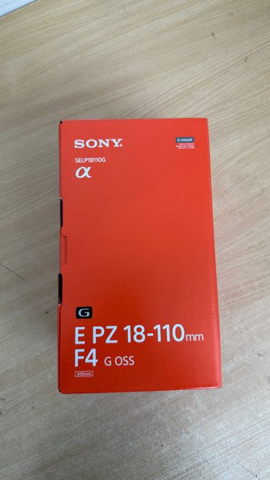 Sony E PZ 18–110mm F4 G OSS Obiektyw – SELP18110G NOWY