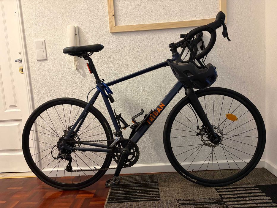 Bicicleta Triban RC 120 XL Disc + Acessórios – Como Nova