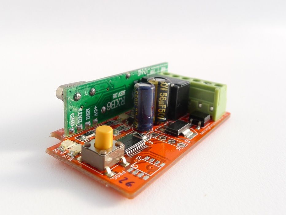 RXU01 Receptor Comandos Portão Universal Codigos Fixos + Rolling Code ...