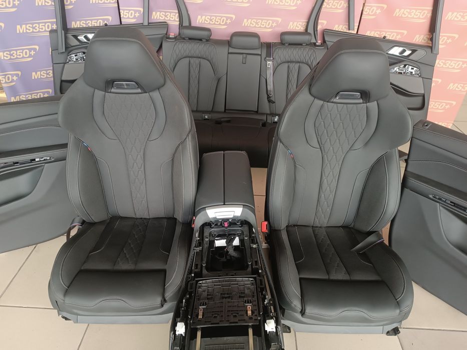 Комплект сидінь 2018 - 2026 BMW X5 G05 БМВ Х5 Г05 дверна карта, центральна консоль оригінал б/в 52107459215 5A34FD9 52107410472 комплект сидений