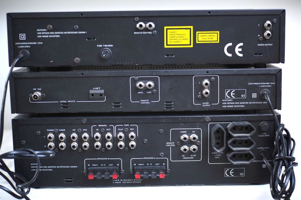 Wieża Diora WS 504B, AS 500, CD 504C, PA 504 - wersja eksportowa