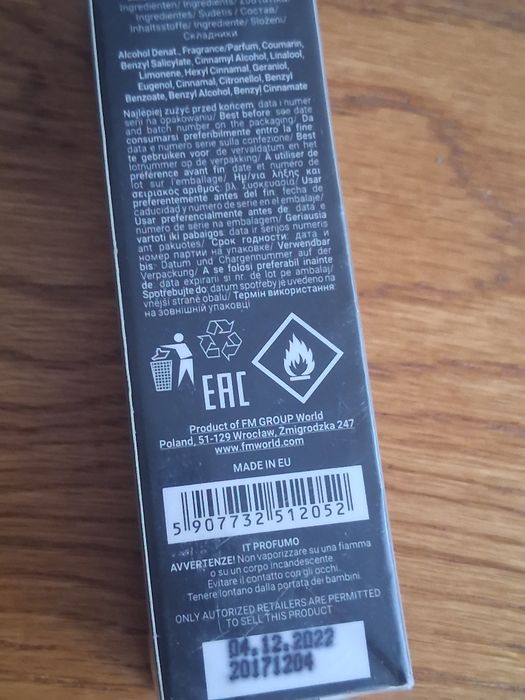 FM UTiQUE perfumy 15 ml