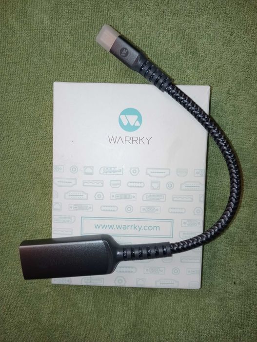 WARRKY Adapter 4K DisplayPort na HDMI do telewizora do projektora