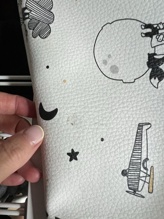 Duza torba makaszka do wozka dla niemowlaka ekoskora maly ksiaze