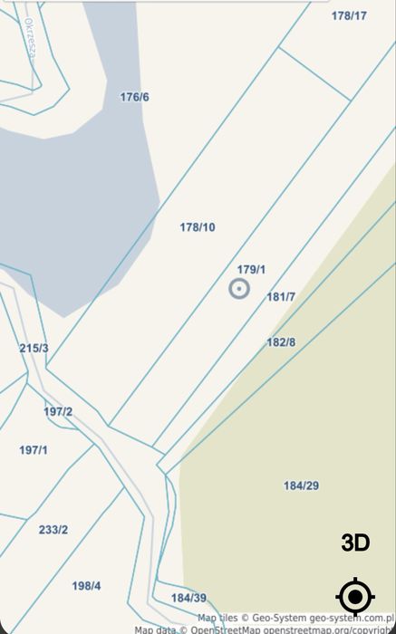 Dzialka 1666m2  w miejscowości Korytów A Żyrardów