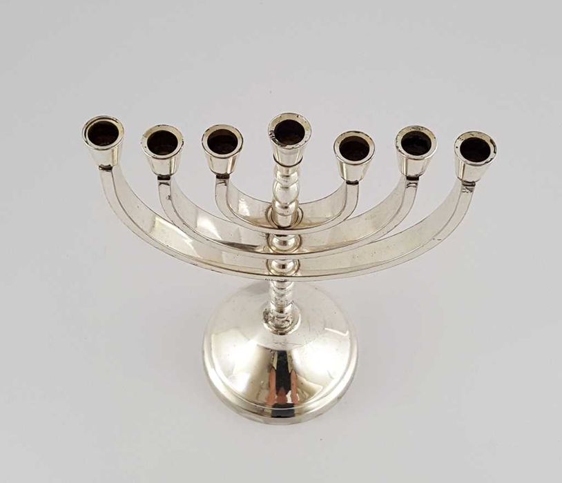 Menora platerowana srebrem KARSHI Jerusalem Warszawa Wawer • OLX.pl