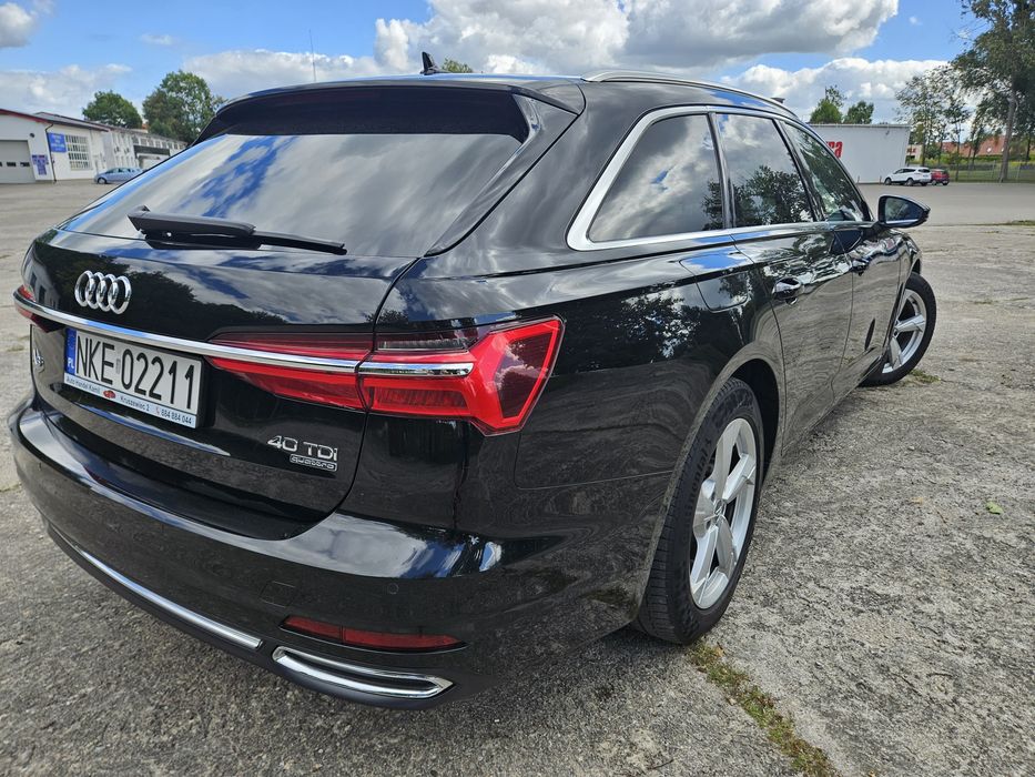 Audi a6 c8 4.0 Tdi 204 km 2019 rok Quattro Virtual kamery 360 radary