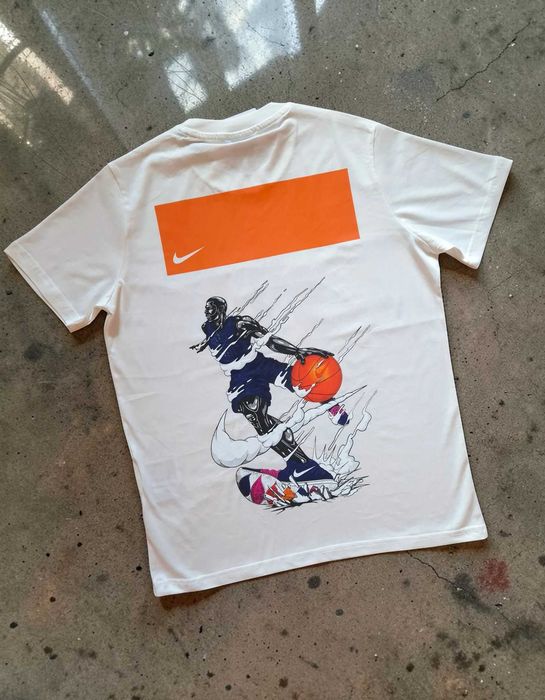 Off White Nike T-shirt M 3XL Biały Męski