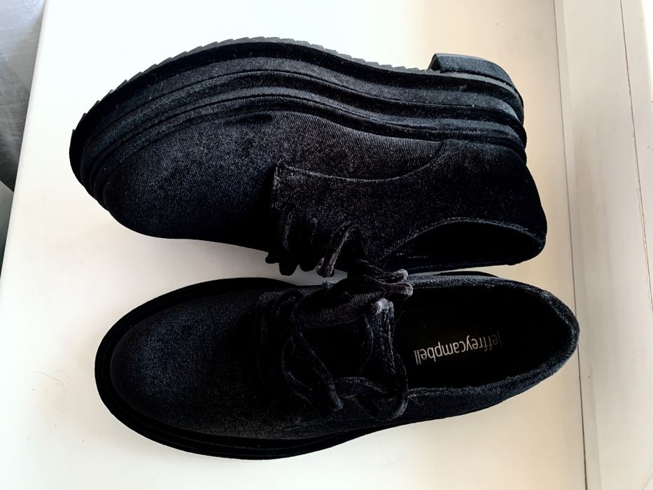 Оксамитові туфлі броги jeffrey campbell