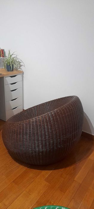 Poltrona de Verga e extrutura madeira "Estilo Natura"