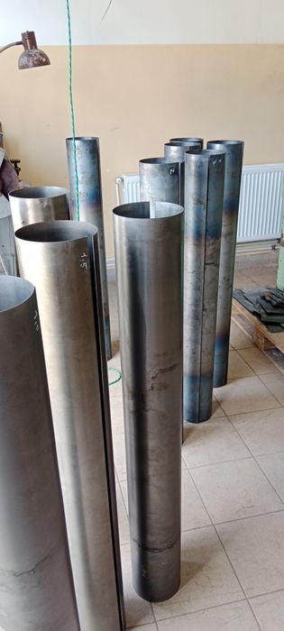 rurry metalowe, rury do transportu zboża fi 200, fi 160 gr 2mm,