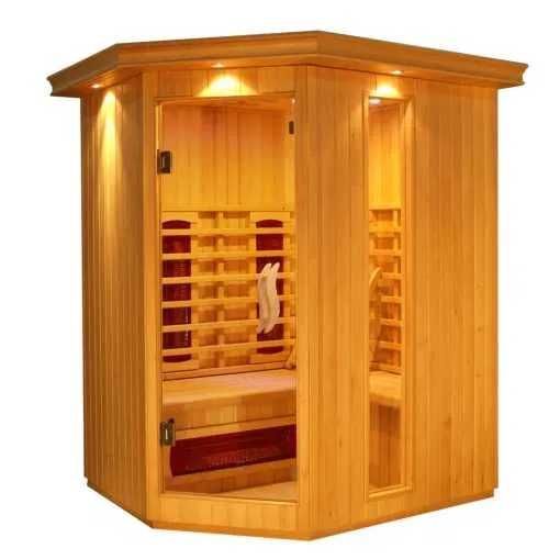 Sauna INFRARED INFRAROT narożna na podczerwień kabina do 4 osobowa