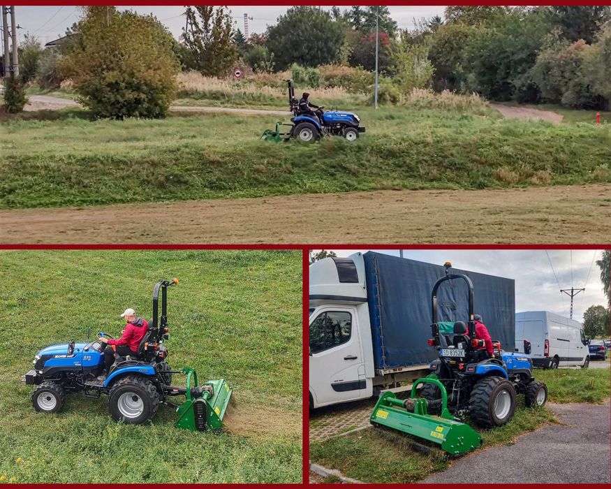 Glebogryzarka separacyjna Mulczer leśny Kosiarka bijakowa Karczowanie