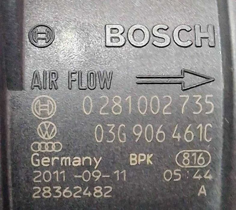 Medidor Massa de Ar / MAF 03G906461C - AUDI A4 B8 Avant