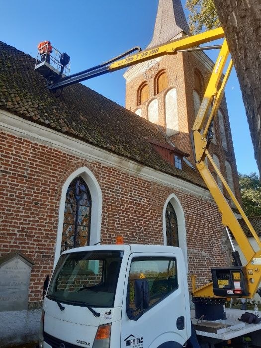 Podnośnik koszowy 30m 20m wynajem Bartoszyce Kętrzyn Mrągowo Giżycko