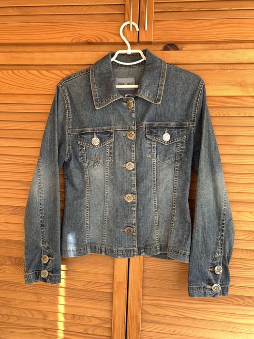 Куртка джинсова jeans хакі зелена m
