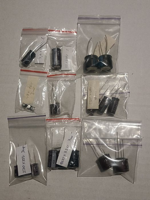 20шт набір конденсаторів 22/27/47/100/220/330/470/1000/2200/3900uF