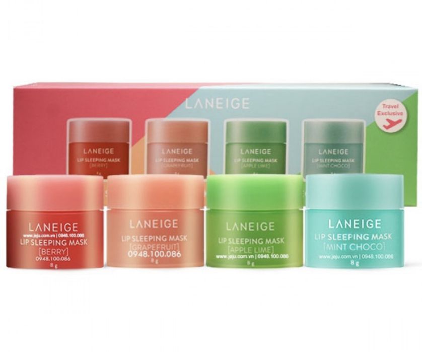 Набор Ночных масок для губ Laneige Lip Sleeping Mask 8g 4шт