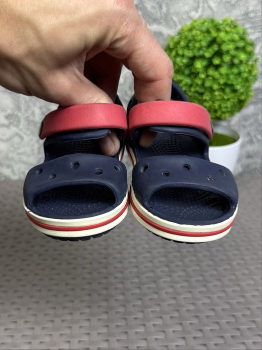Crocs кроксы сандали C6 23 размер детские синие