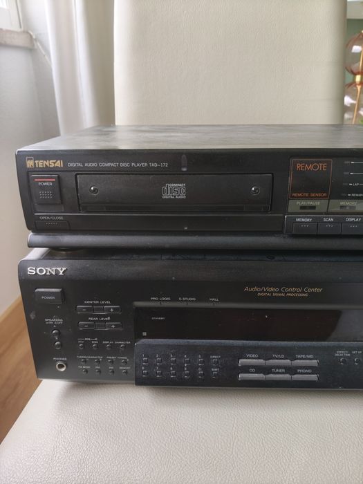 Amplificador Sony + CD player