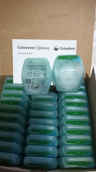Уропрезервативи Coloplast 30мм, 35мм, Optima 28мм, 30мм Катетери Teleflex CH 12 Luja CH 14 Сечоприймачі Coloplast 500, 750, 1500ml