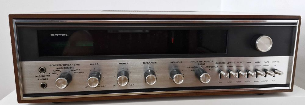 RECEIVER ROTEL - FAX 1000  - Único no mercado  - Coleção