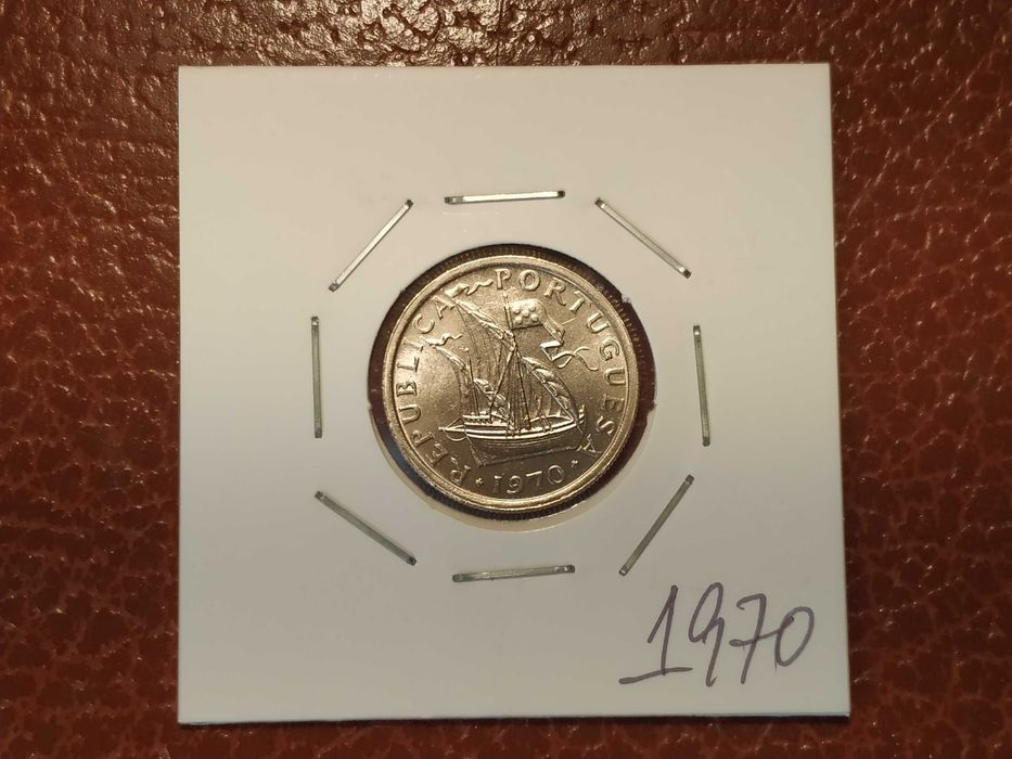 A735 moeda de 2,5 escudos de 1970 (barcos) - Portugal