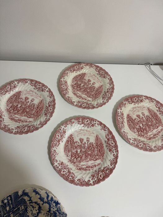 Serviço Inglês Myott Royal Mail e Coaching Scenes - Johnson Brothers