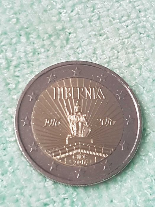 Moeda 2 Euros Irlanda Hibernia