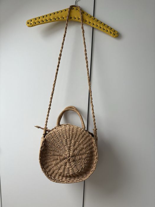 Torebka okragla koszyk boho