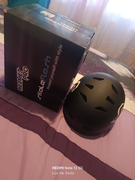 Capacete para quem anda de skate